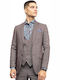 Fragosto Costum Slim Fit Cireș