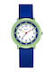 Techkidz Wasserdichte Quarz Kinderuhr Flex Modell Blau