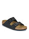 Arizona Women's Flat Sandals Black Narrow Fit