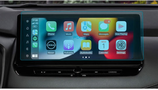 Car Screen Protector Gloss 13.7'' Compatible with Nissan Qashqai J12 Facelift