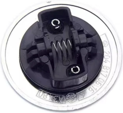 Σήμα Καπό Mercdes-benz Κουμπωτό 57mm Μαύρο 1 Τεμάχιο Zemb-mb-18