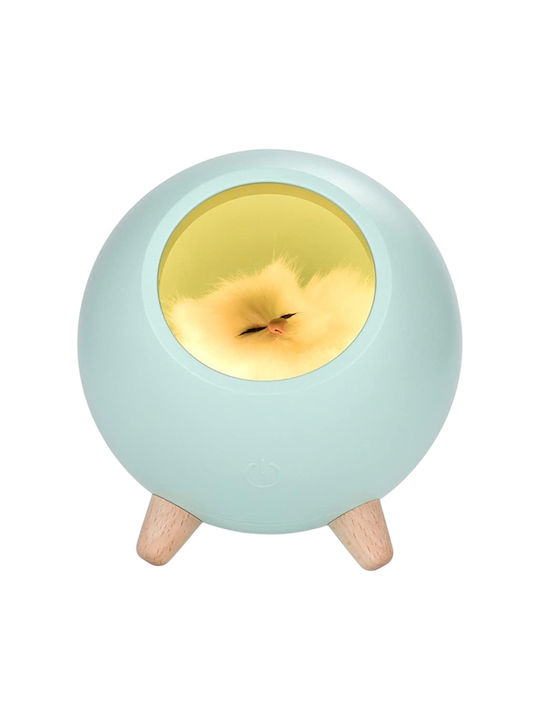 Techkidz Sleepy Cat Nightlight Children Blue