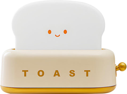 Techkidz Toasted Nightlight Children Morning Model White Yellow
