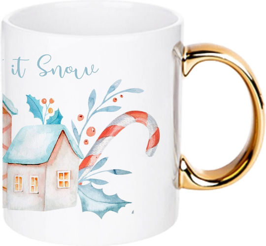 Weihnachtliche Becher Keramik Beige Weihnachtlich Becher Keramik Beige