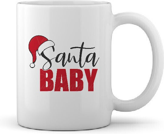 Weihnachtliche Becher Keramik Beige Weihnachtlich Becher Keramik Beige