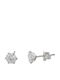 Rubini Earrings made of White Gold with Stones