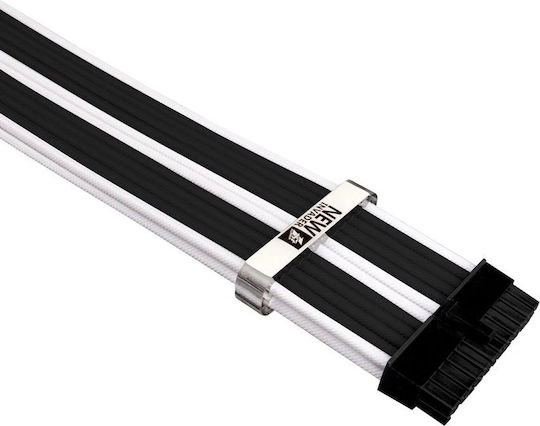 1stplayer Bkw-001 Power Cable Set 0.35 M Black White