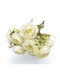 Bouquet of White Roses 9 Pieces 40 X 16cm L113 Rin-l113