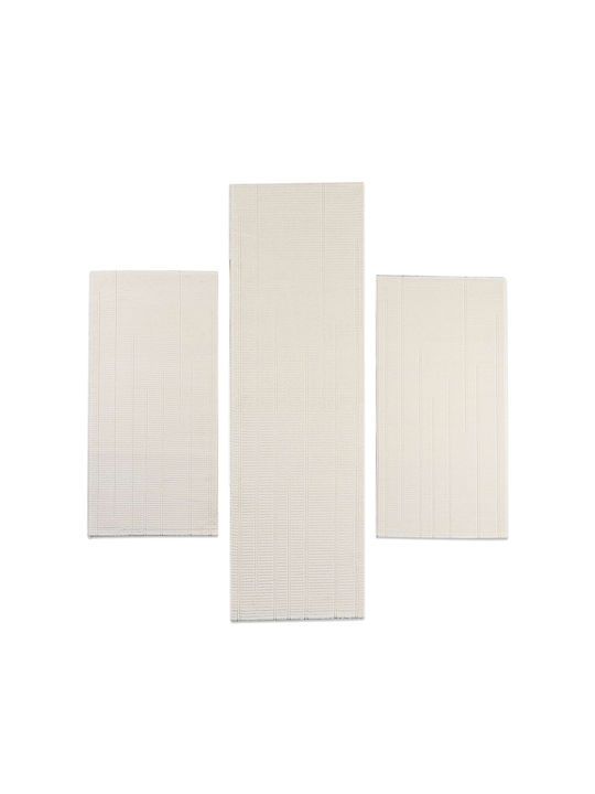 Balsan Parma Σετ Μοντέρνα Χαλιά Κρεβατοκάμαρας Cream P621624 3τμχ