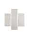 Balsan Amelia Set Modern Covoare pentru dormitor Cremă P621634 3buc