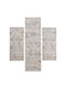 Balsan Giza Modern Bedroom Rugs Set Beige 54018 3pcs