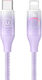 Eko 30w Type-c To Lightning 1.2m Charging Cable Display Xm Led Backlighting Purple