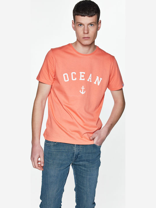 Santana Imprimeu Ocean Anchor Tricou Coral