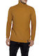 Langarm-Pullover Mustard