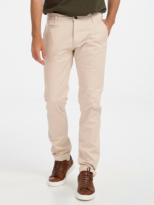 Rook Men's Trousers Elastic Beige