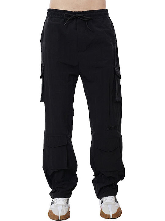 Trousers in Baggy Line Black