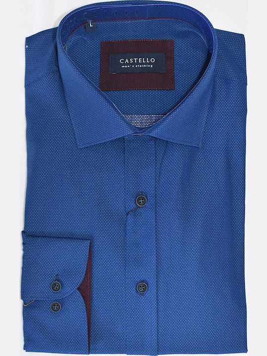 Long Sleeve Blue Shirt. 019-5011-BLUE