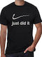 T-shirt Just Did It Black