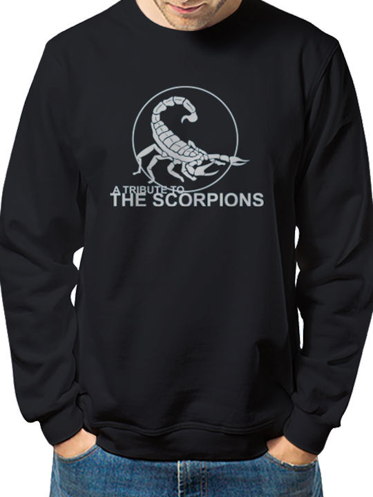 Klassisches Sweatshirt Scorpions Schwarz