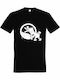 Unisex T-shirt Simpsons Bart Graffiti Black