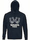 Hoodie Unisex Organic " Wakanda Forever Marvel Black Panther " French Navy