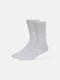 Ampo Socks Ανδρικές Μονόχρωμες Κάλτσες Λευκο