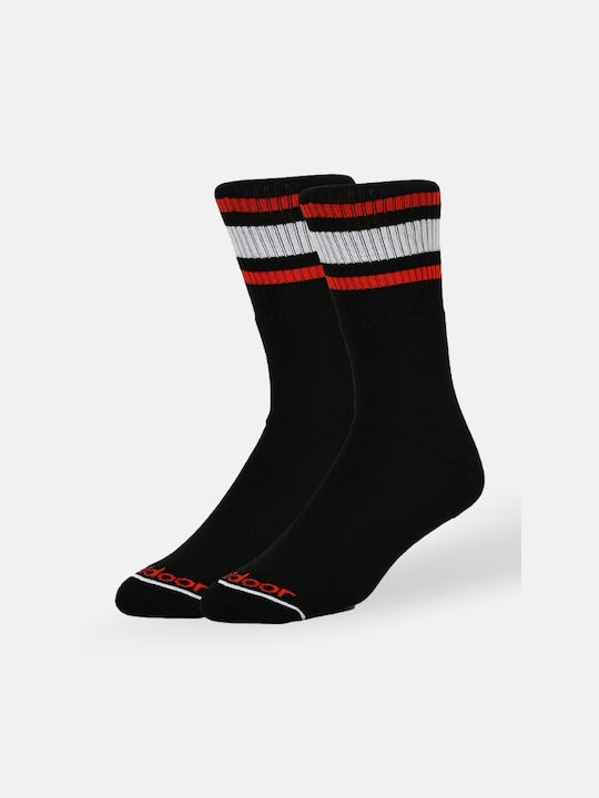 Ampo Socks Ανδρικές Κάλτσες με Σχέδια Red