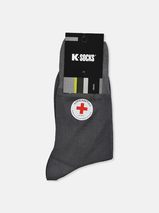K Socks Men's Solid Color Socks DARK BLUE