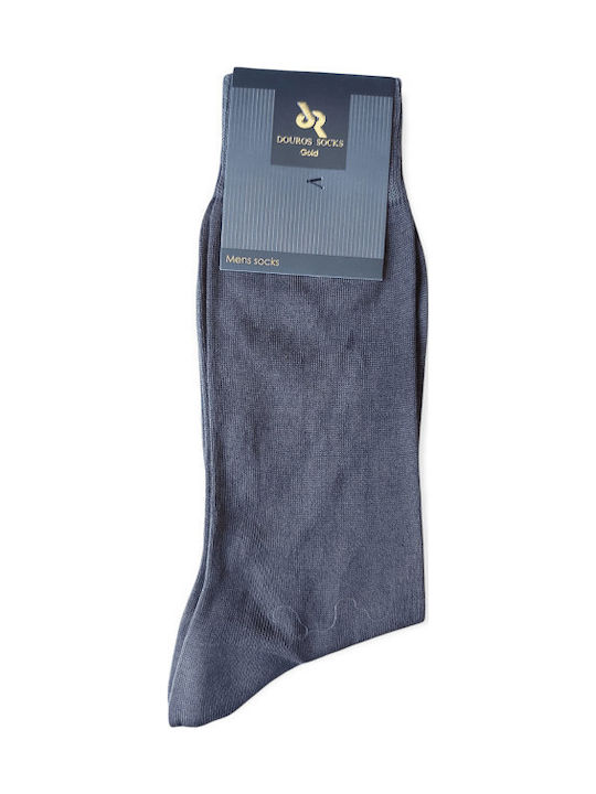 Douros Socks Herren Einfarbige Socken Gray 1Pack