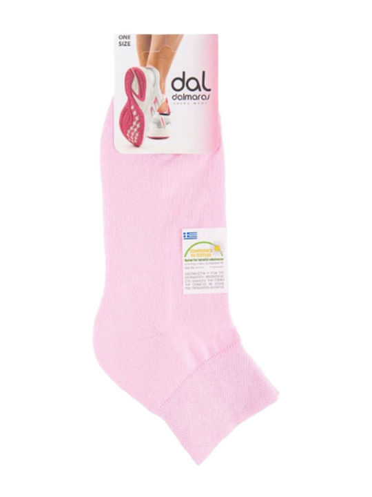 Dal Damen Einfarbige Socken Rosa 1Pack