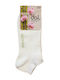 Dal Women's Solid Color Socks White