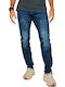 Herren Jeanshose Elastisch mit Slim Passform Dark blue.