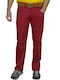 Men's Jeans Pants Elastic burgundy