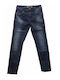 Men's Jeans Pants Elastic Blue