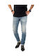 Men's Jeans Pants with Slim Fit Blue
