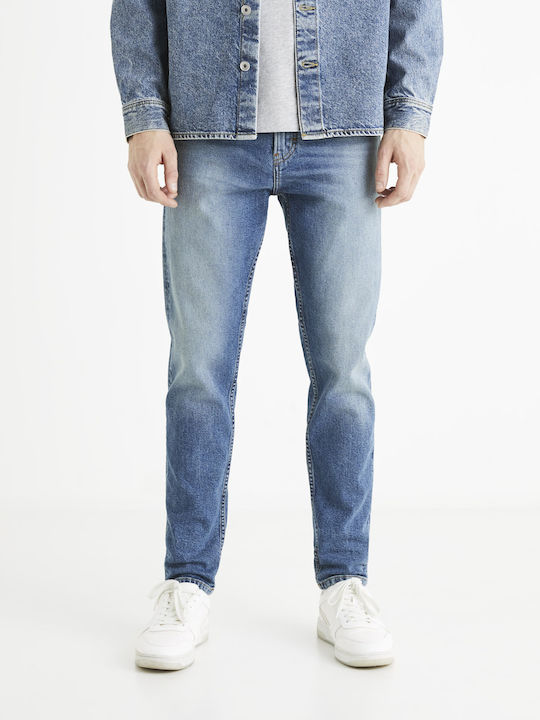 Celio Τζιν Boskin2 Παντελόνι Τζιν Slim Fit Μπεζ Celio Τζιν Boskin2 Παντελόνι Τζιν Slim Fit Μπεζ