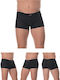 Herren Boxershorts Black 4Packung