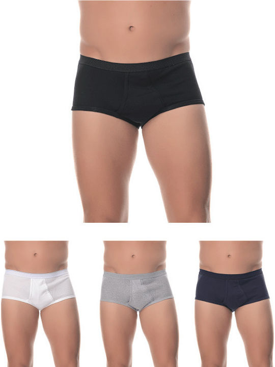Lido Underwear 100% Men's Slips WHITE/BLACK/GRE...