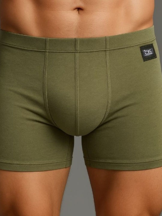 Herren Boxershorts Haki 1Packung