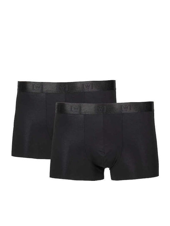 Wolford Μποξεράκια 2Pack Μαύρο