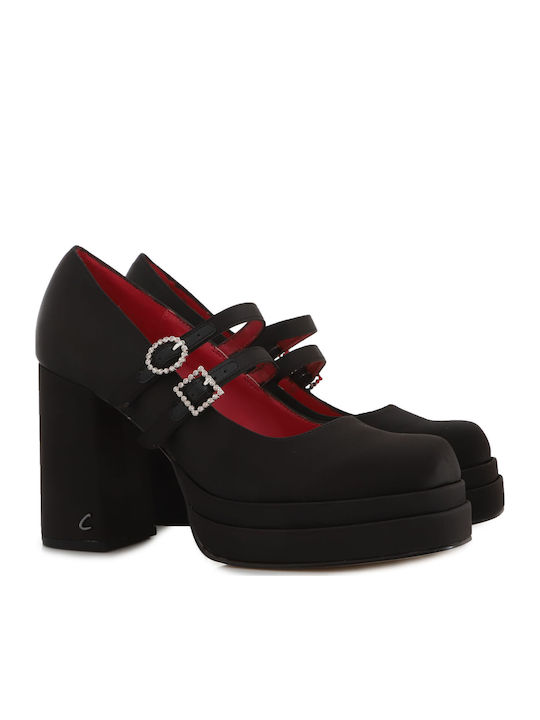 Sam Edelman Токчета с каишка Черен Sam Edelman Токчета с каишка Черен