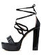 Leder Sandalen Schwarz