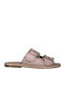 Women's Flat Sandals in Pink Color