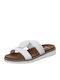 Flache Sandalen für Damen Anatomisch in Weiß Farbe