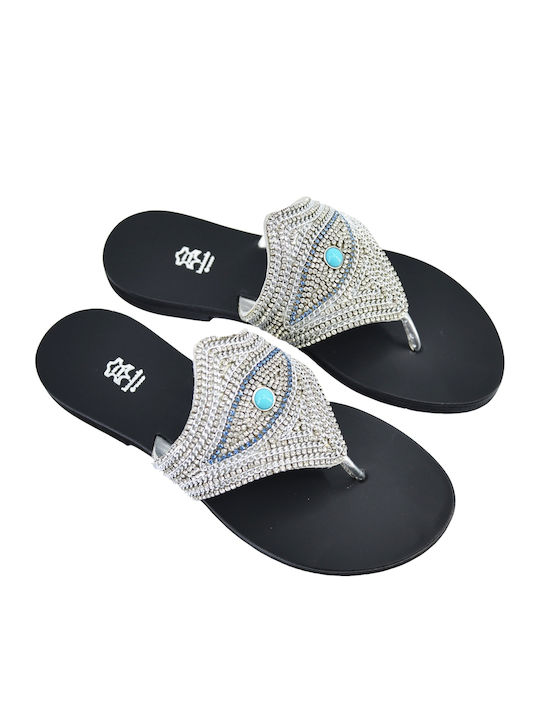 Dermatina 100 Sandale Casual Damă din Piele Negru