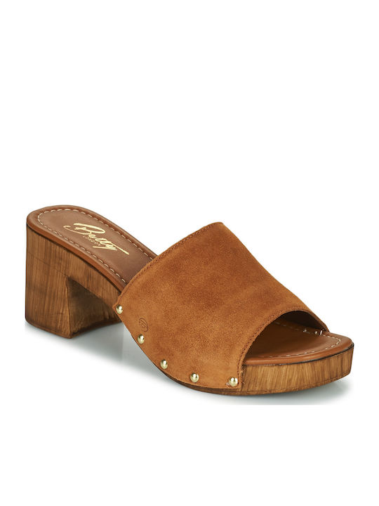 Betty London Lifou Mules Καφέ