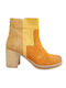 Suede Women's Ankle Boots Tabac Brown