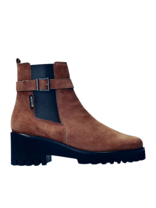 Mephisto Leather Women's Ankle Boots Brown