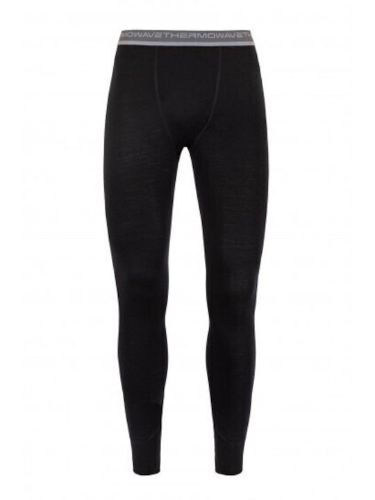 Thermowave Merino One50 Ανδρικό Ισοθερμικό Παντελόνι Μαύρο