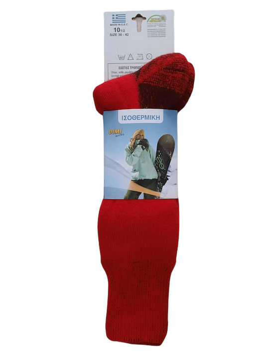 Dimi Socks Damen Thermo Socken Rote